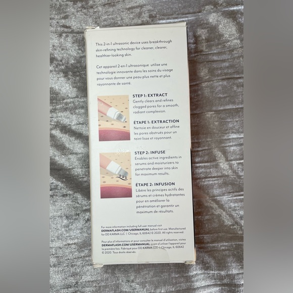 DERMAPORE Ultrasonic Pore Extractor & Serum Infuser-NIB - Picture 2 of 4